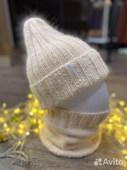 Шапка из пуха норки