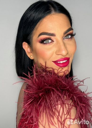 Макияж и прическа для бодибилдинг фитнес бикини