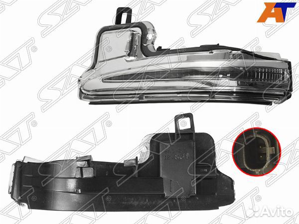 Поворот в зеркало toyota RAV4 A5 19