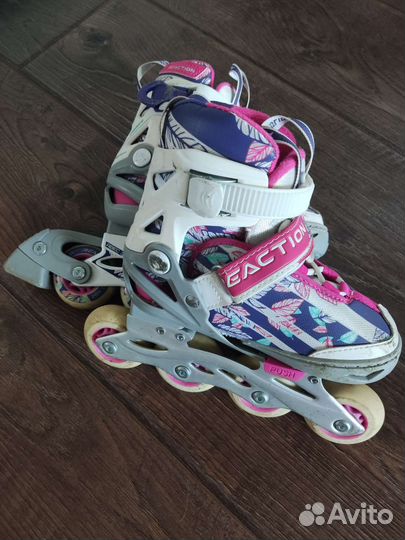 Роликовые коньки детские раздвижные