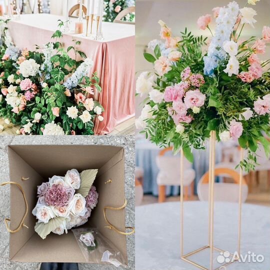 Оформление свадьбы цветами, декор мероприятий