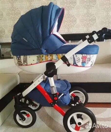 Коляска 3 в 1 adamex Barletta