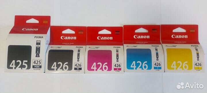 Набор Canon CLI-426 Bk, C, M, Y, PGI-425pgbk