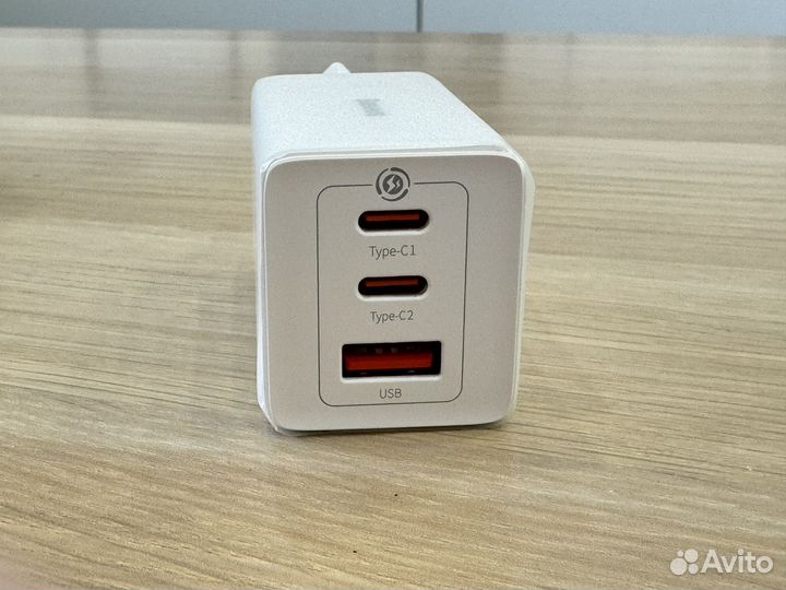 Адаптер Baseus GaN 5 Pro 65w с кабелем USB-C Ориг