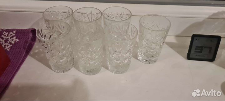 Хрустальные стопки 50мм