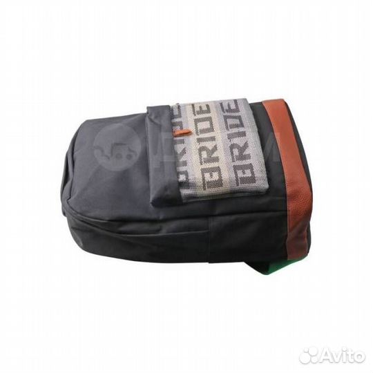 JDM Рюкзак Bride / Takata черный с черными лямками