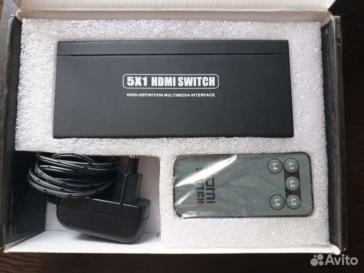Продам хороший свич hdmi switch с пультом ду