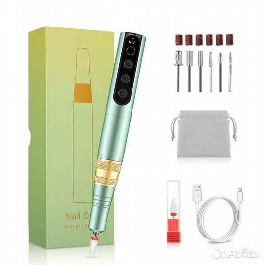 Новый аппарат для маникюра 35000, со фрезами