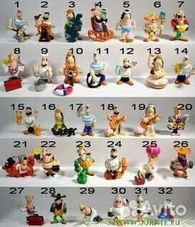 Капитан врунгель.Серия игрушек фабрики Ландрин