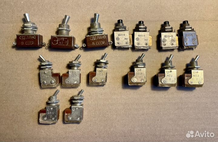 Тумблеры, конденсаторы СССР