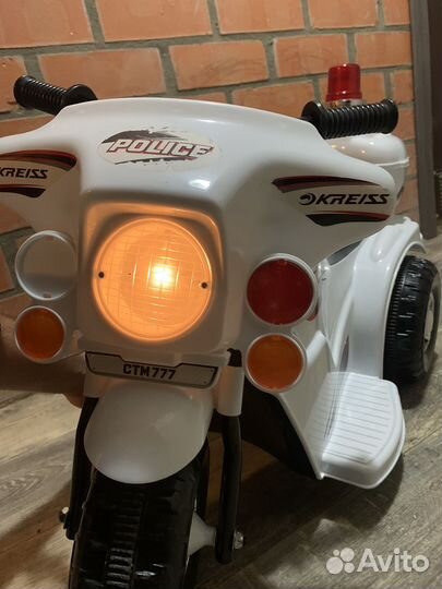 Электрический мотоцикл детский