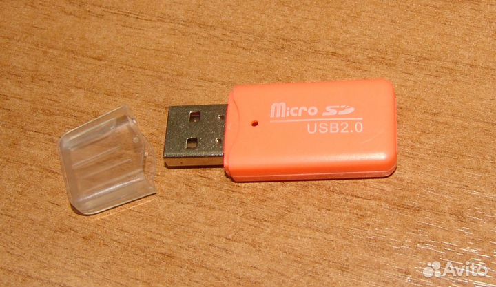 USB micro SD microSD картридер компактный микро сд