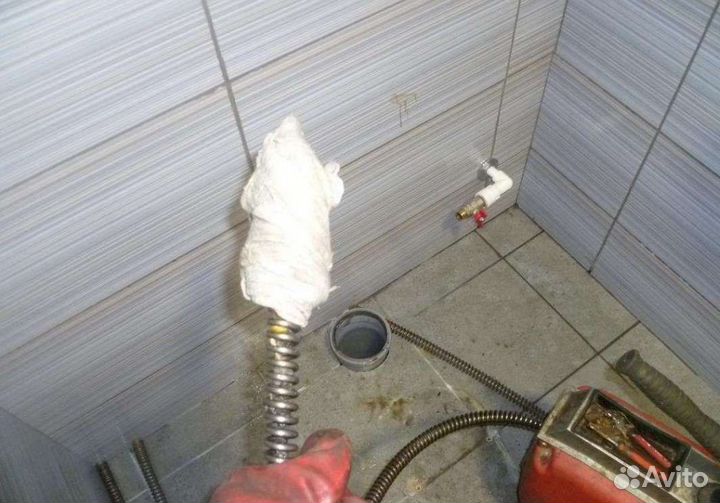 Устранение засоров. Прочистка канализации 24/7