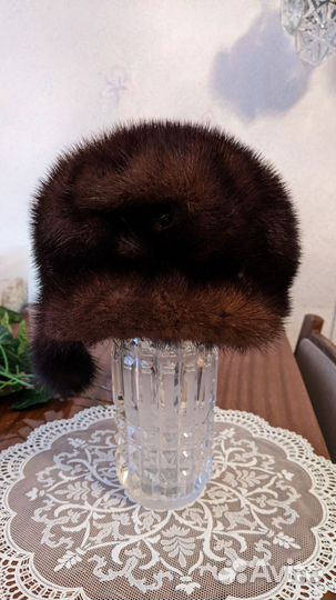 Шапка норковая женская
