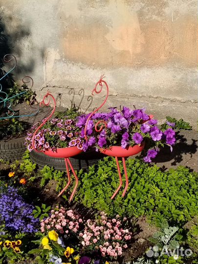 Цветочница, содовый декор