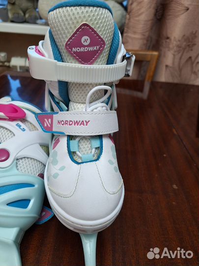 Коньки для девочки раздвижные 31-36