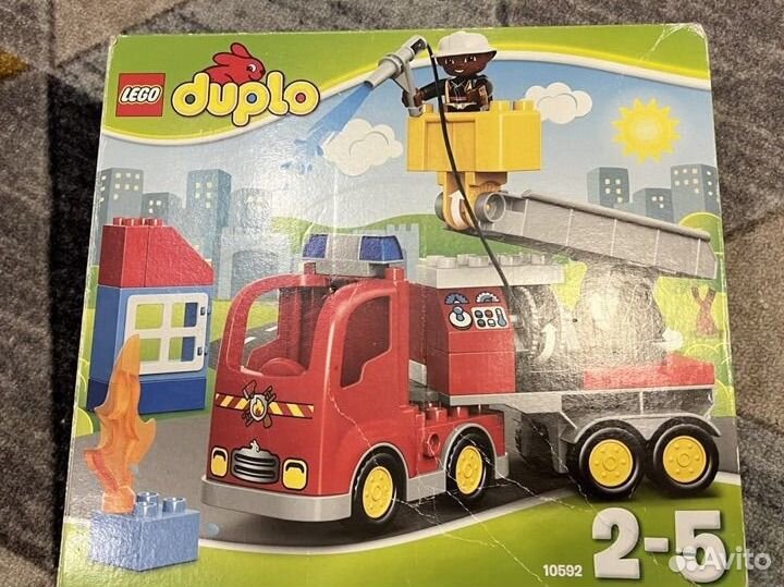 Lego duplo пожарная машина