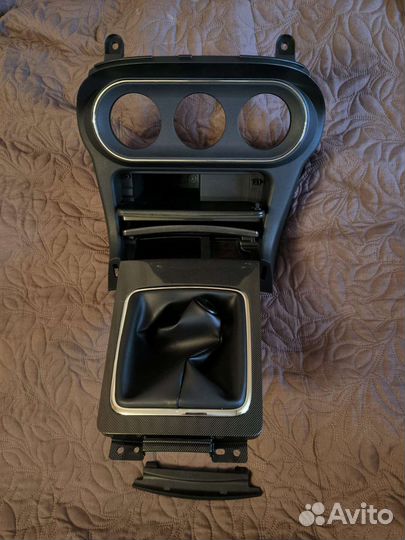 Консоль с ящиками и окантовка кпп lancer x