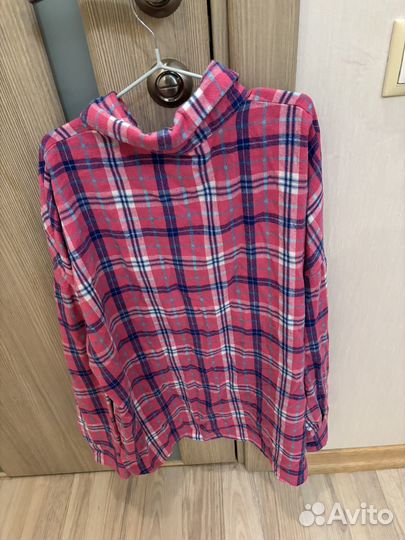 Рубашка в клетку оверсайз