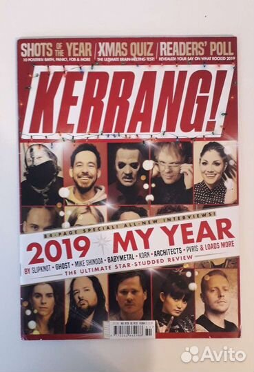 Журнал Kerrang 2019 с постерами