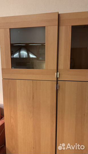 Гарнитур Бесто стеллаж и тумба Икея