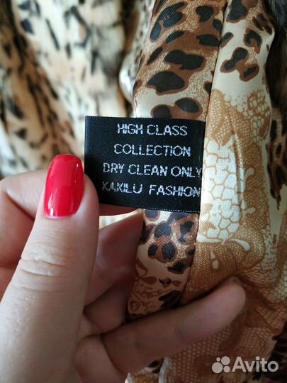 Шуба детская (кролик + воротник из лисы)