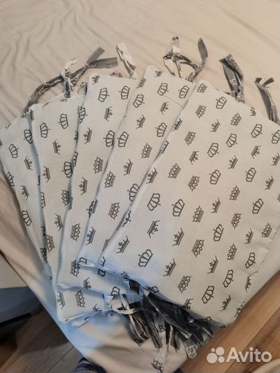 Мягкие бортики для детской кроватки