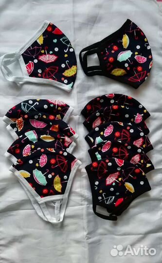 Маска защитная, многоразовая