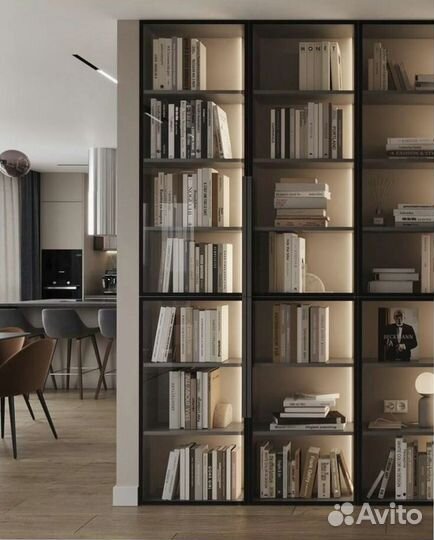 Шкаф витрина для книг
