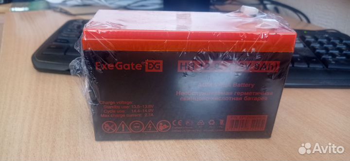 Батарея ExeGate 12-9 (12v, 9ah)