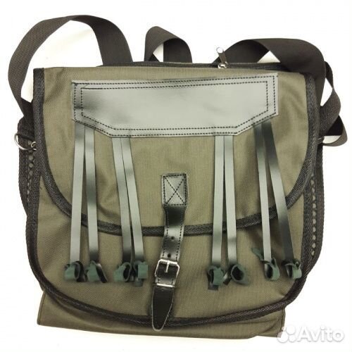 Ягдташ (комб.) с сеткой и подвесками для дичи хаки