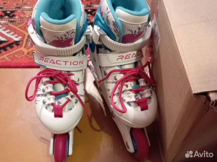 Роликовые коньки детские раздвижные