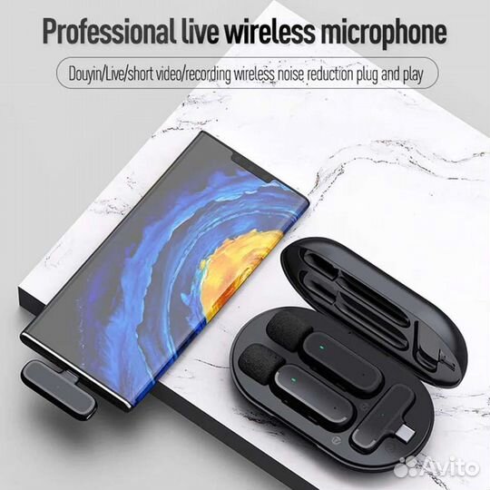 Микрофон петличный К60 комплект