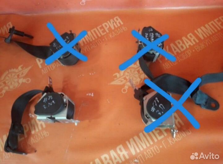 Ремень безопасности задний левый Renault Logan