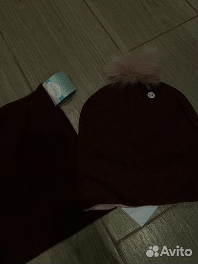 Шапка шарф демисезон