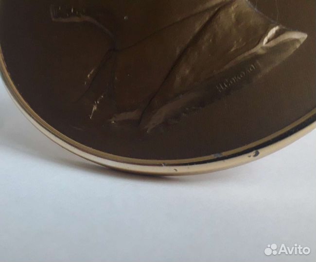 Настольная медаль ссср.Ленин