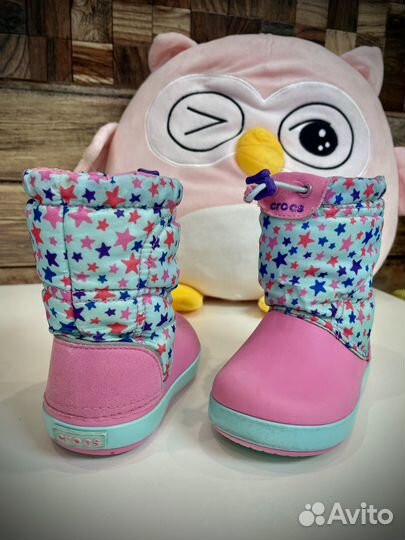 Сапоги для девочки Crocs c7 (14 см )