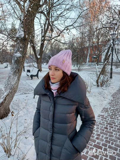 Шапка женская вязаная ручная работа