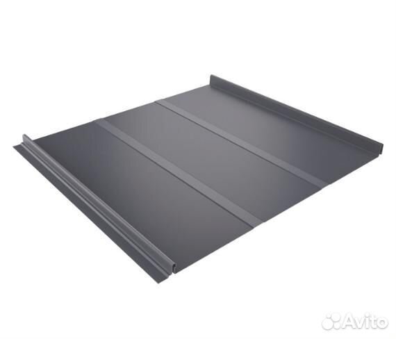 Кликфальц Line 0,45 PE RAL 7004 сигнальный серый