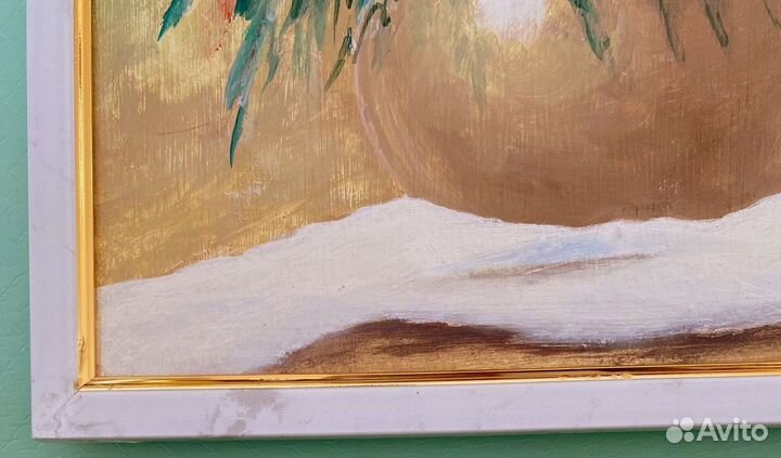 Картина маслом «Цветы»