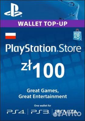 Коды карты пополнения PSN Польша, США, Британия др