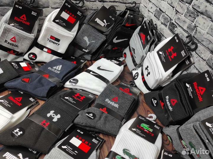 Носки nike adidas tommy reebok puma качество