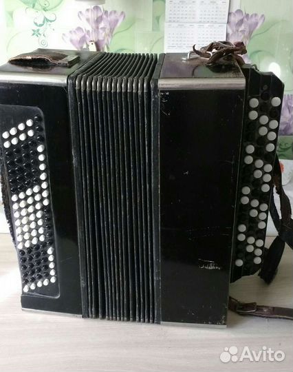 Баян СССР трехрядный старый