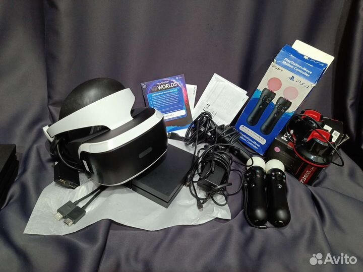 Игровая приставка ps vr + muve