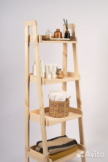 Полки стеллажи деревянные