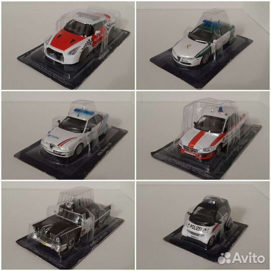 Полицейские машины мира 1:43