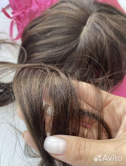 Накладка из натуральных волос