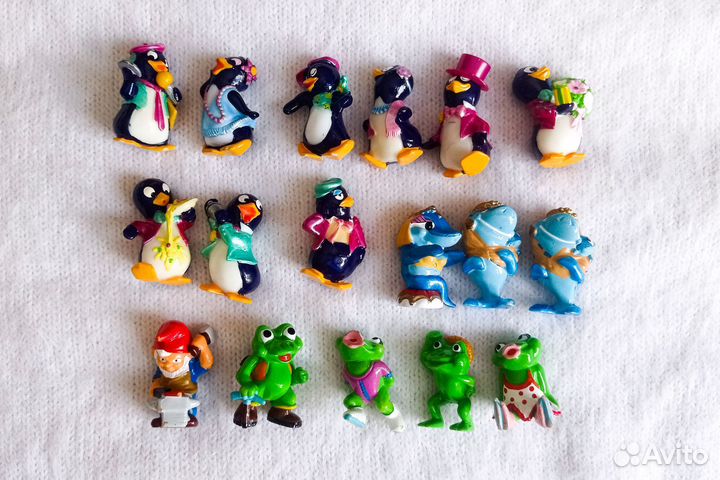 Пингвины Kinder surprise серия 90х годов