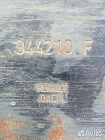 Защита картера на renault logan. Sandero