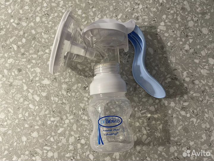 Молокоотсос ручной Dr.Brown’s с бутылочкой